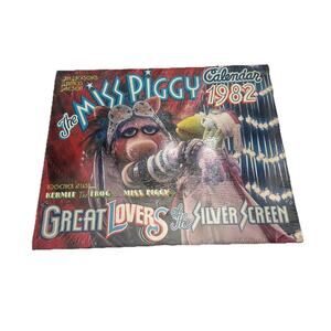 Muppets Miss Piggy Great Lovers of The Silver Screen 1982 Calendar New Sealed